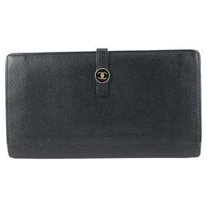Chanel CC Continental Caviar Leather Wallet